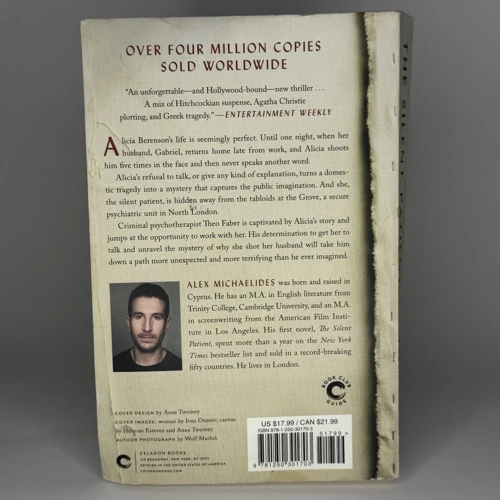 The Silent Patient by Alex Michaelides Trade Paperback, Celadon Books (2021)